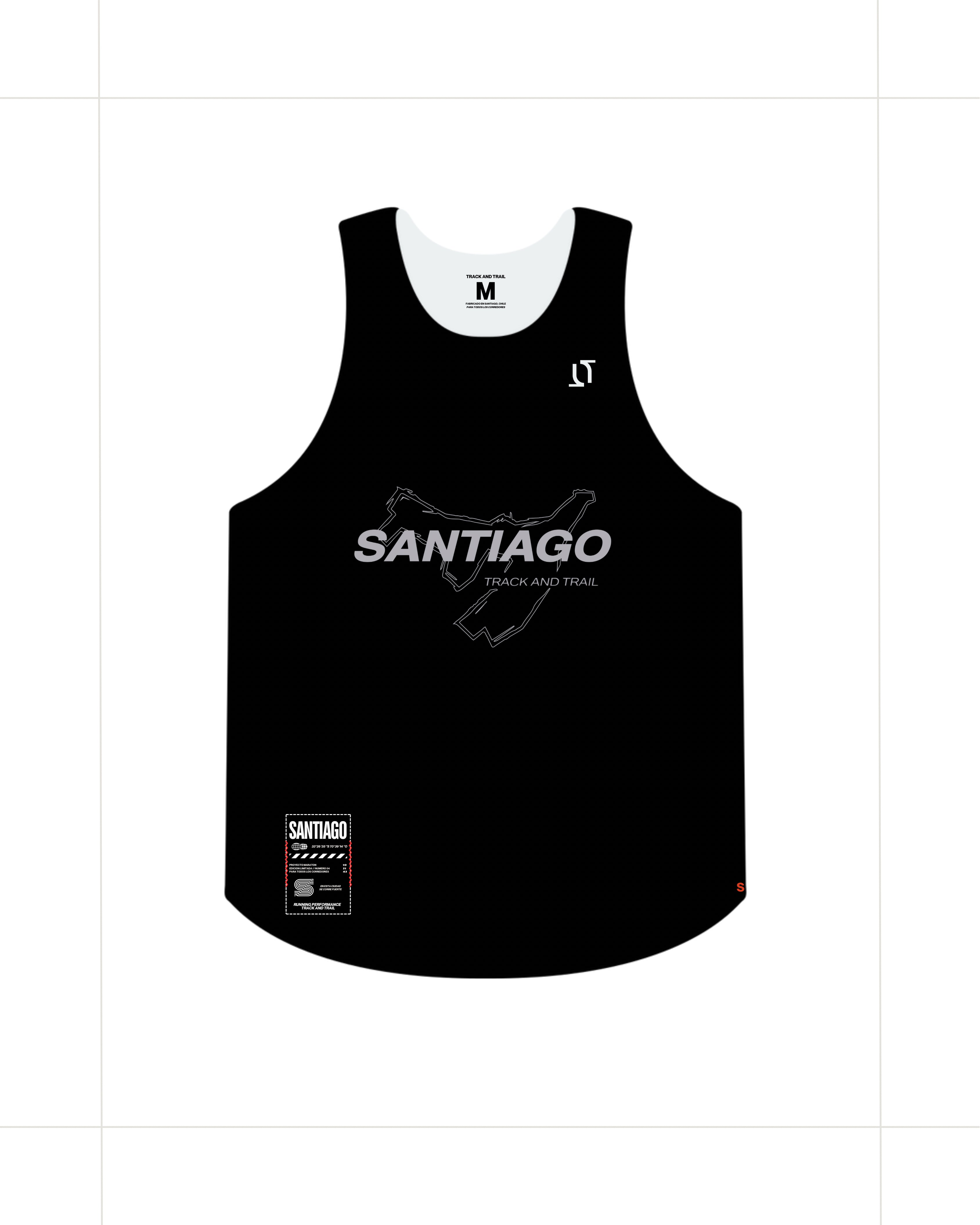 RACE DAY SINGLET — HOMBRE