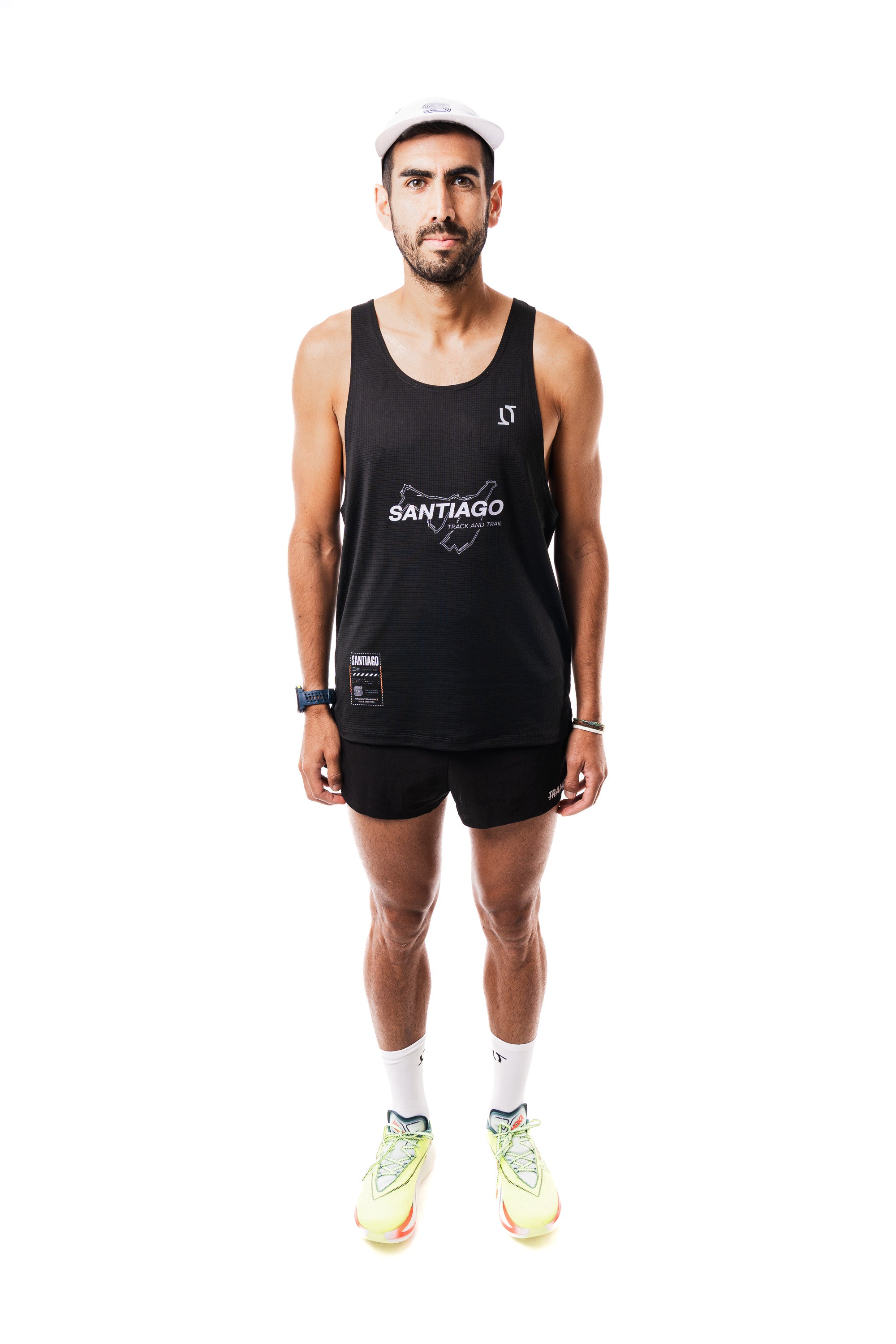 RACE DAY SINGLET — HOMBRE