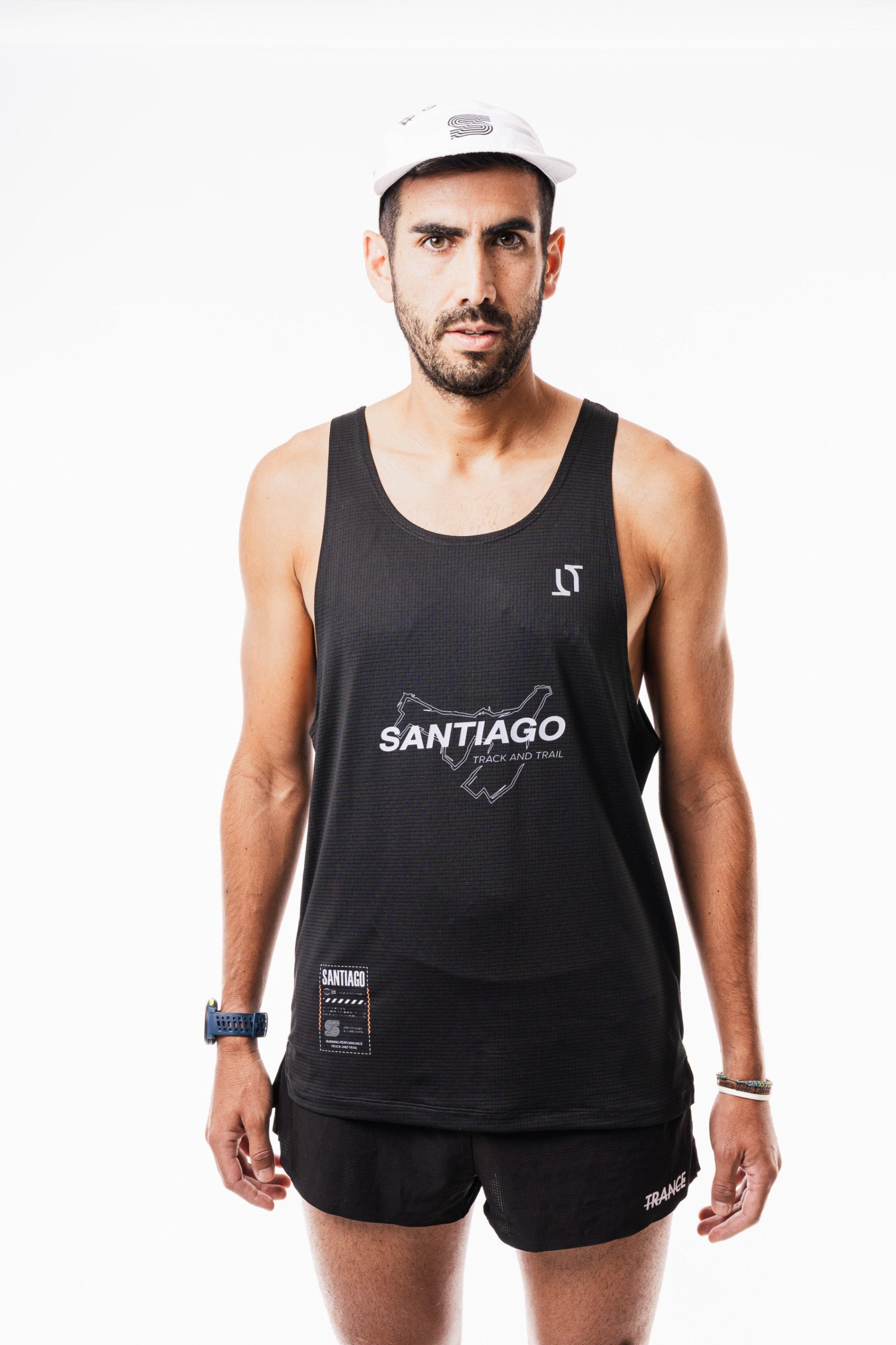 RACE DAY SINGLET — HOMBRE