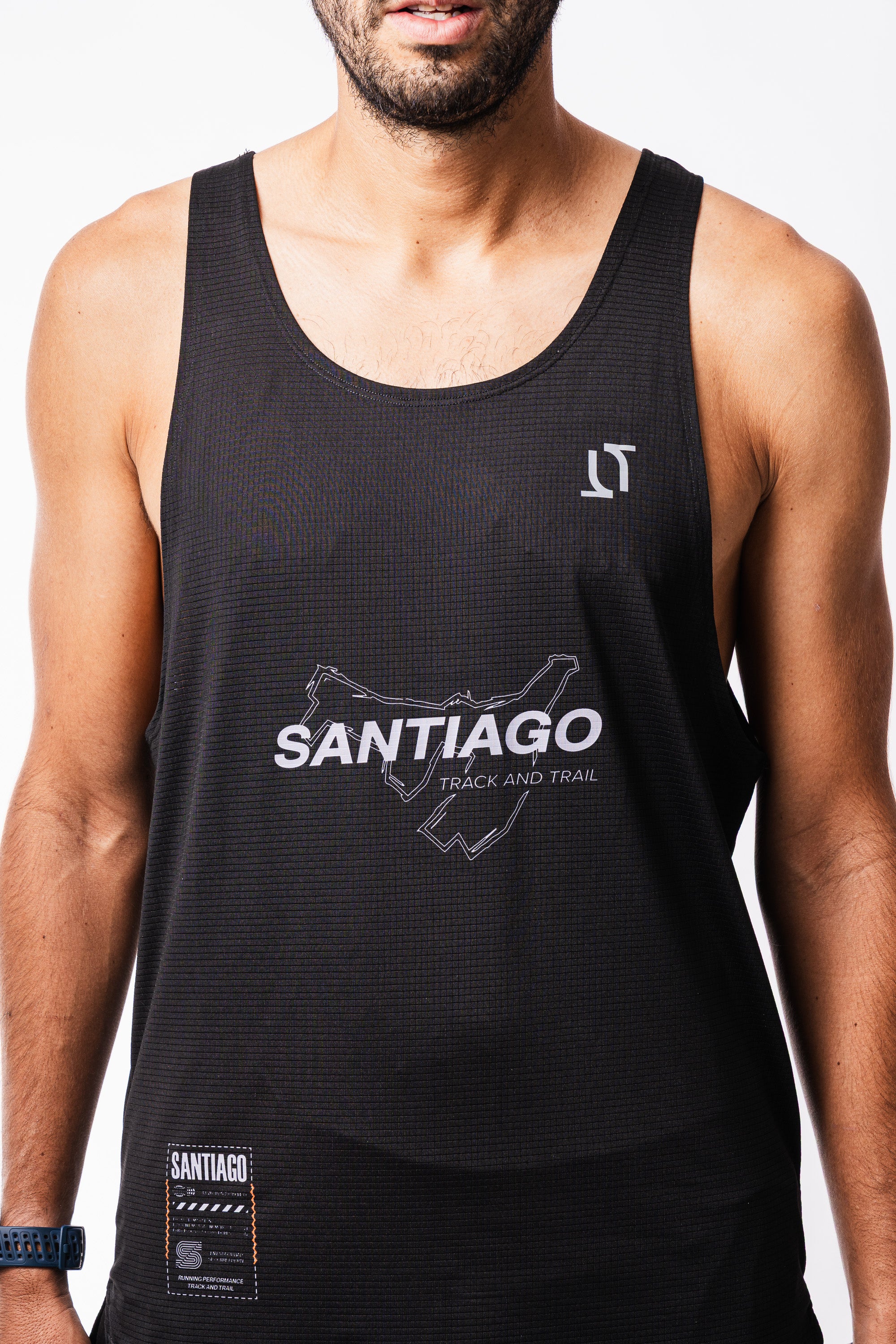 RACE DAY SINGLET — HOMBRE