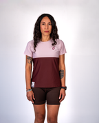 ESSENTIAL RUN TEE BURGUNDY