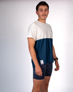 ESSENTIAL RUN TEE BLUE